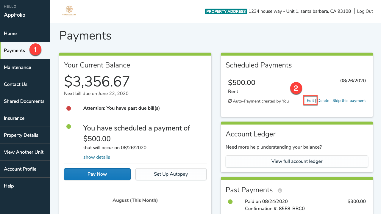 Tenant Portal Overview GPS Renting